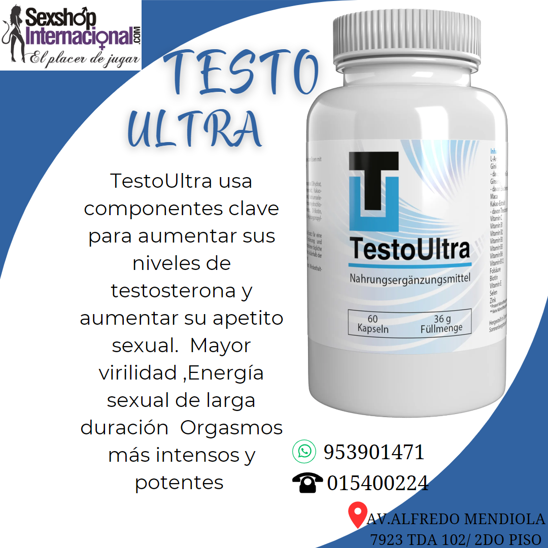 TESTO UTRAB TESTOSTERONA POTENCIA